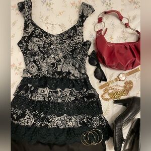 Vintage Style Lace Detailed Cami